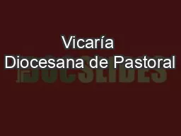 Vicaría Diocesana de Pastoral
