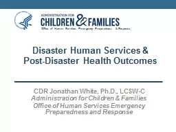 Disaster Human Services &