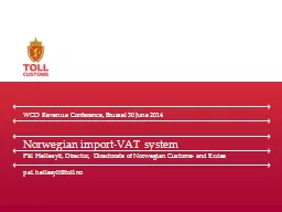 Norwegian import-VAT system