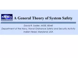 A General Theory of System Safety