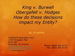 King  v. Burwell Obergefell