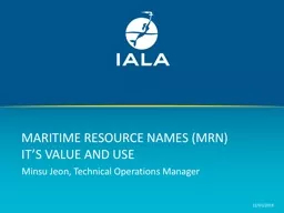 Maritime resource names (MRN)