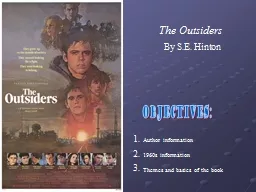 The Outsiders By S.E. Hinton
