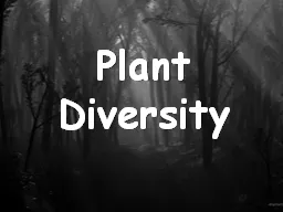 Plant Diversity What Is A Plant?