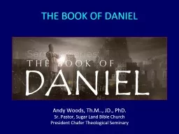 THE BOOK  OF DANIEL