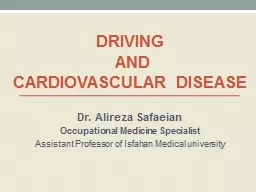 Driving   and  Cardiovascular