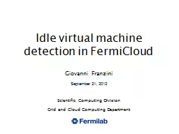 Idle   virtual  machine