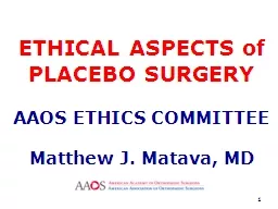 ETHICAL ASPECTS of
