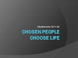Chosen People Choose Life