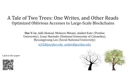 A Tale of Two Trees: One Writes, and Other Reads