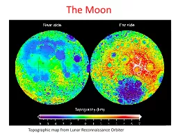 The Moon Topographic map from Lunar Reconnaissance Orbiter