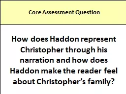Core Assessment Question