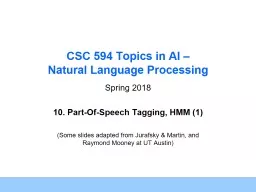 CSC 594 Topics in AI –