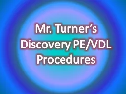 Mr. Turner’s  Discovery