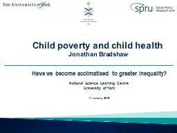 Child poverty and child health