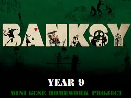 YEAR 9 Mini GCSE Homework Project
