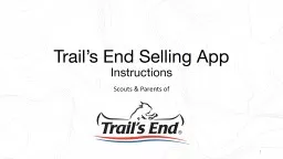 Trail’s End Selling App