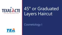 45° or Graduated Layers Haircut