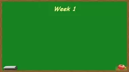 Week 1 1 Math Corner - Monday