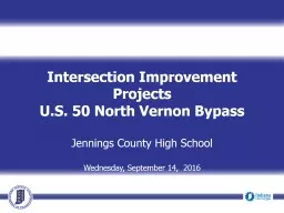 Intersection Improvement Projects