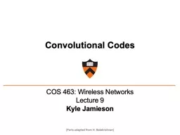Convolutional   Codes