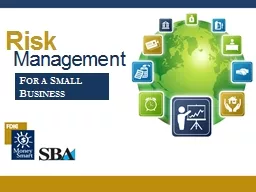 Risk Management For a Small Business