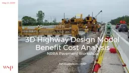 3D Highway Design Model Benefit Cost Analysis