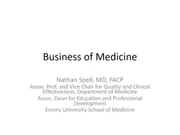 Business of Medicine