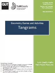 Geometry Games and Activities