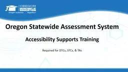 Accessibility Supports Training