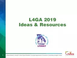 L4GA 2019 Ideas & Resources