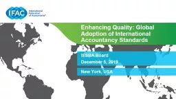 Enhancing Quality: Global Adoption of International Accountancy Standards
