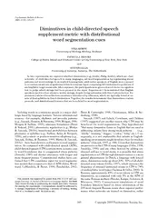 Psychonomic Bulletin  Review     Isolating words in co