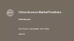 China Access Market Practices