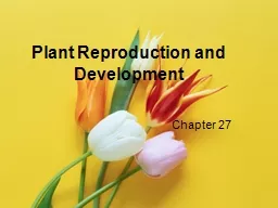 Plant Reproduction and Development