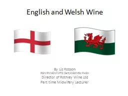 English and Welsh Wine