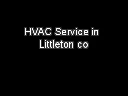 HVAC Service in Littleton co