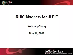 RHIC Magnets for JLEIC