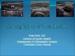 Sonography  of the Elbow