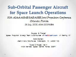 Sub-Orbital Passenger Aircraft