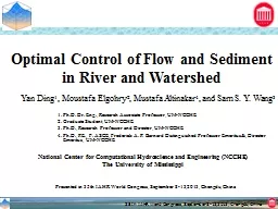 Optimal Control of Flow and Sediment in River and Watershed