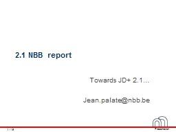 2.1  NBB report  Towards