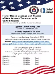 Fisher House Courage Golf Classic