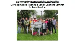 Community-Based   Social Sustainability