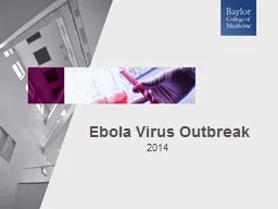 2014 Ebola Virus Outbreak