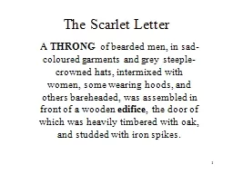 The Scarlet Letter A