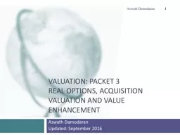 Valuation: Packet 3