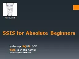 SSIS for Absolute Beginners