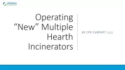Operating “New” Multiple Hearth Incinerators