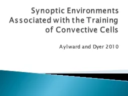 Synoptic Environments Associated with the Training of Convective Cells